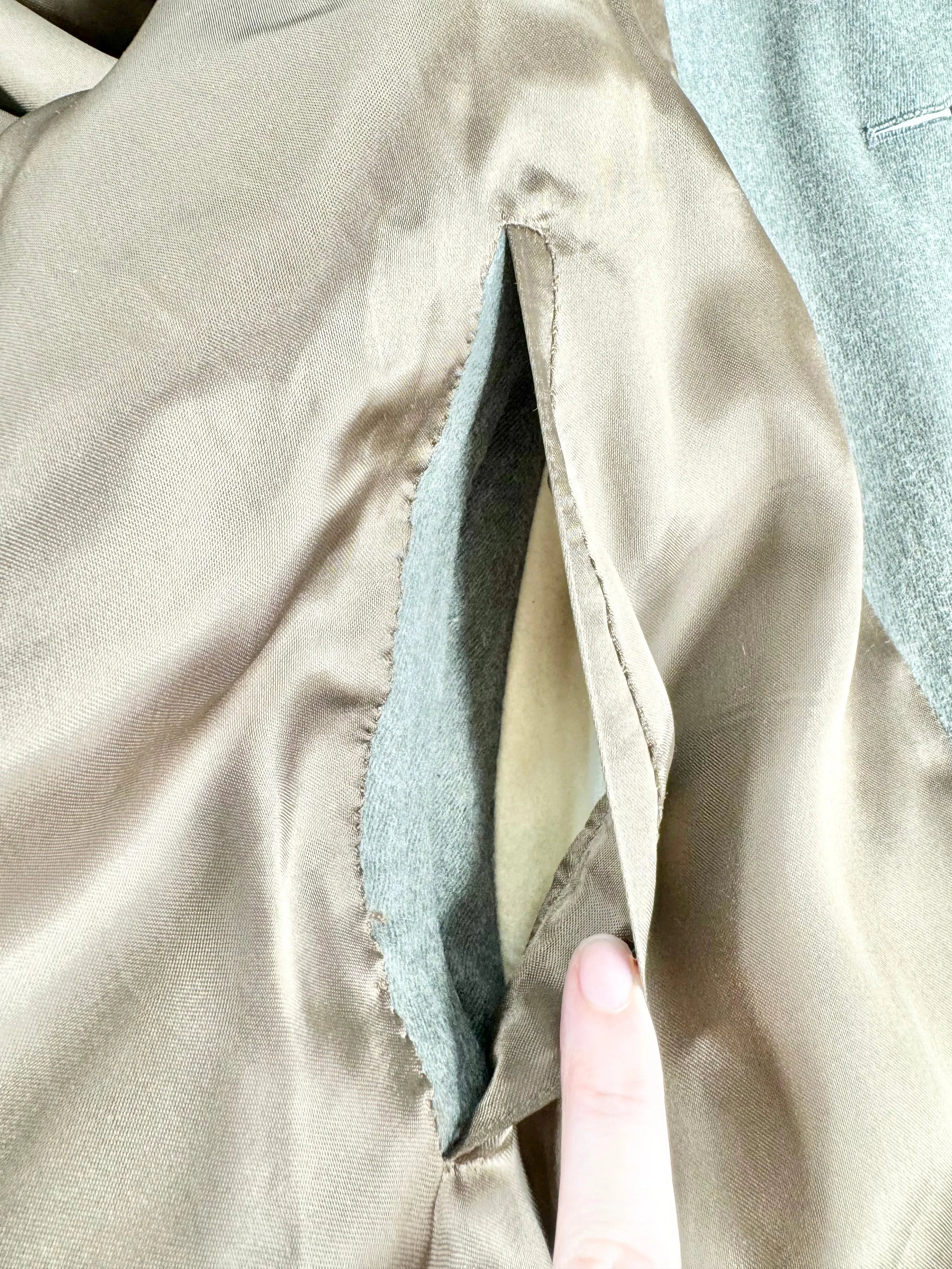 Aquascutum Soft Green Wool Coat - AU10/12