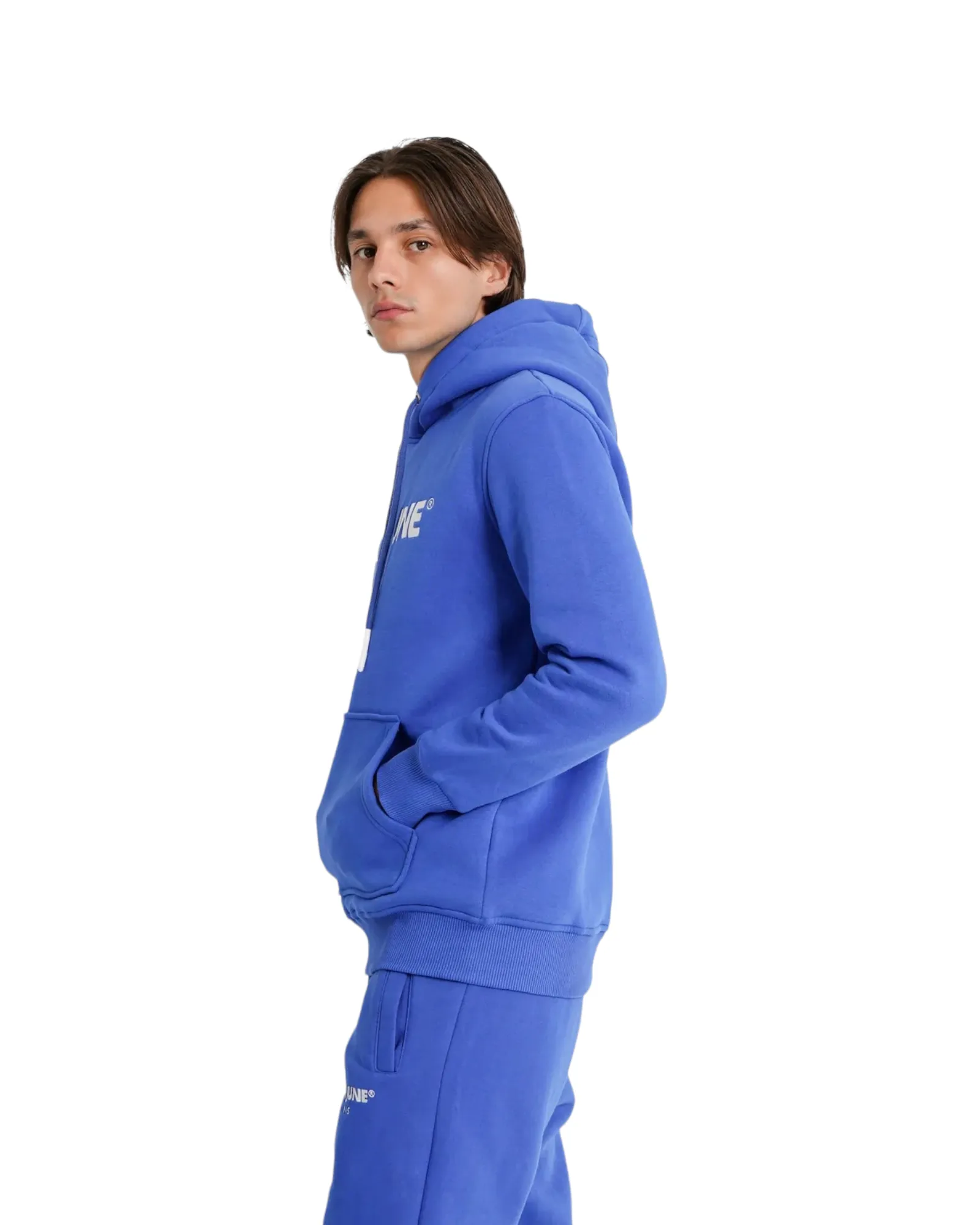 Basic Hoodie blue