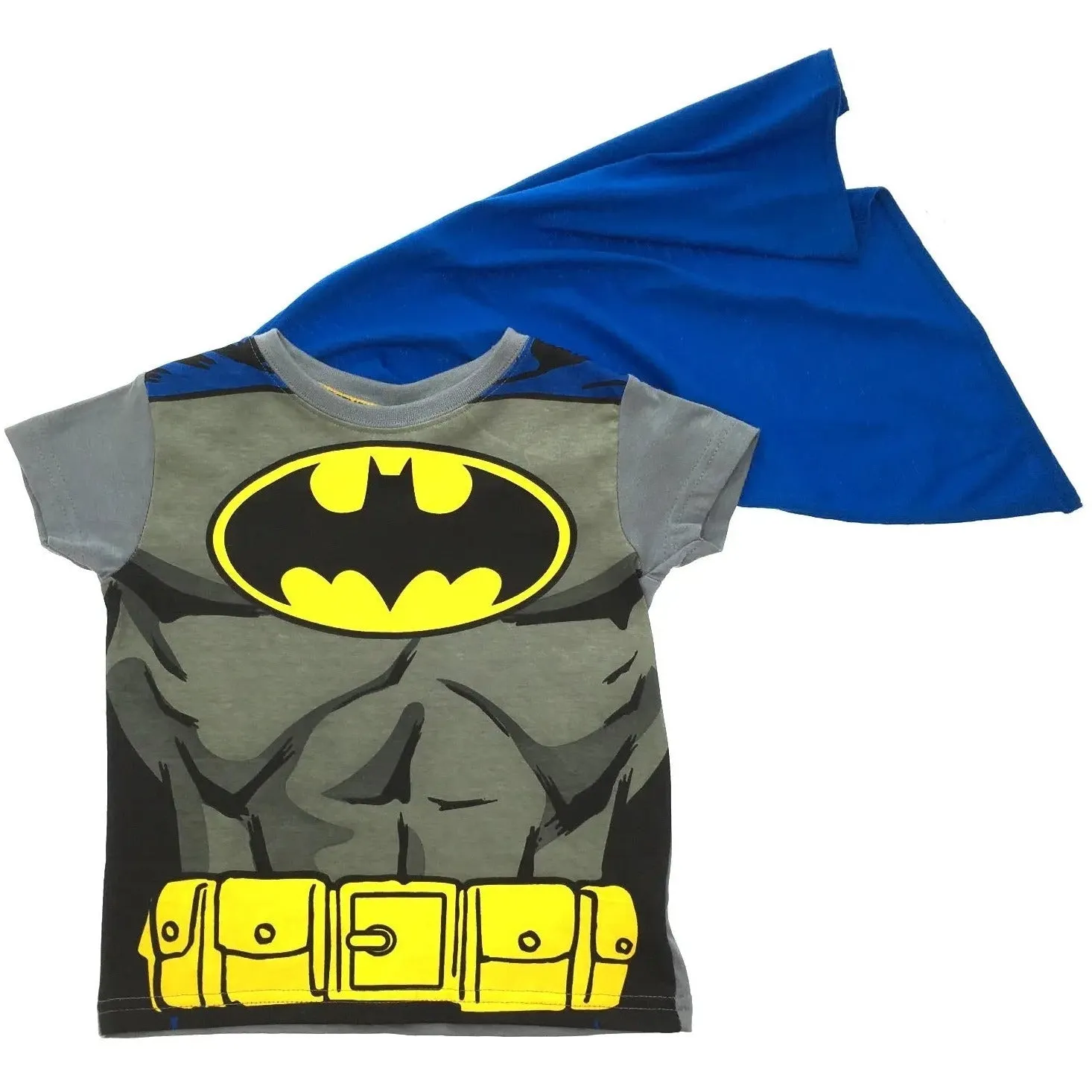 Batman Theme Kids T-Shirt with Bag and Cape (3pc Set)