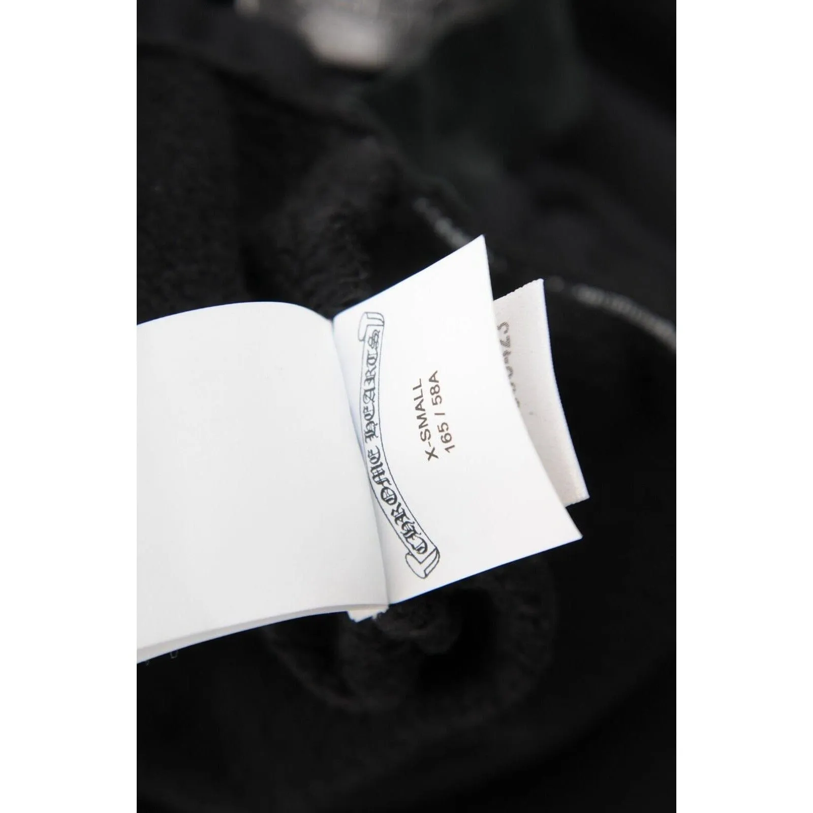 Black Patent Leather Pony Hair Cross Patches Sweatpants