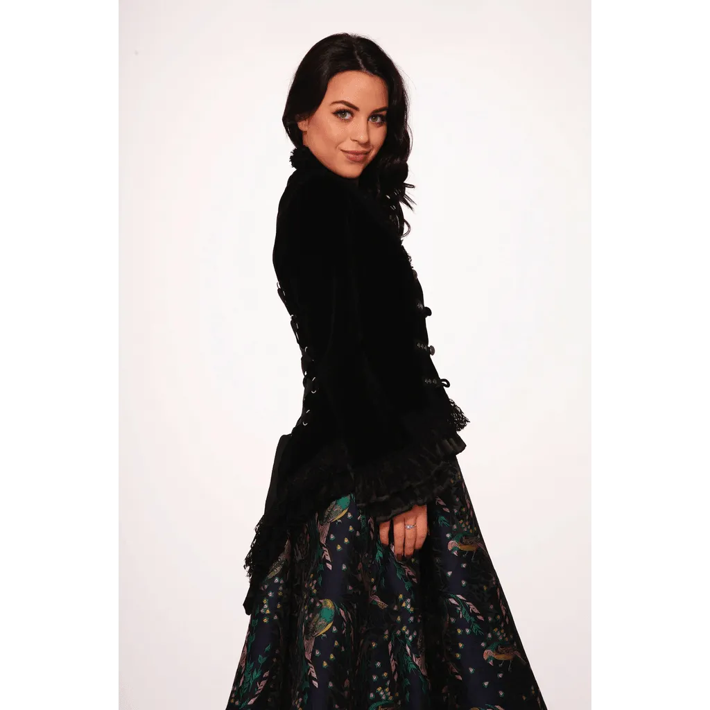 Black Velvet Gloria Jacket