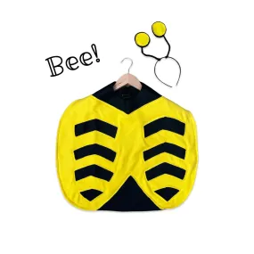 Bumble Bee Cape, Halloween Costume or Dress Up Cape