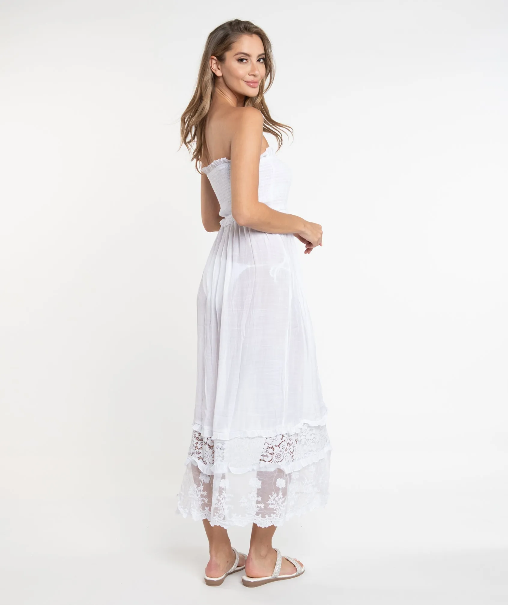Cadiz Dress - White