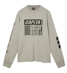 Capita 2025 Mental Long Sleeve T-Shirt - Light Grey