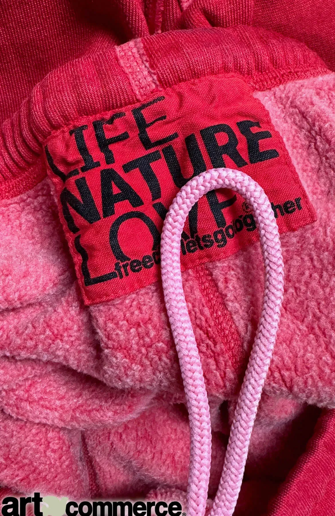 Circa'99 Og Letsgo Oldschool Polyblend/Fluff Sweat - Artyard Red