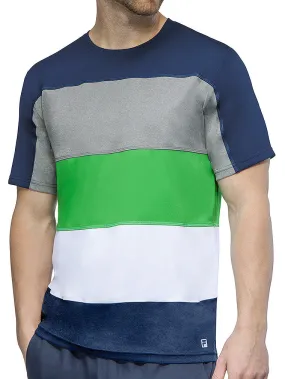 Club Stripe Crew Shirt by Fila