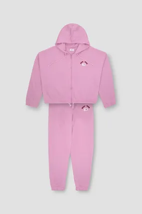 Co-Ord Tracksuit Set For Women - Orchid