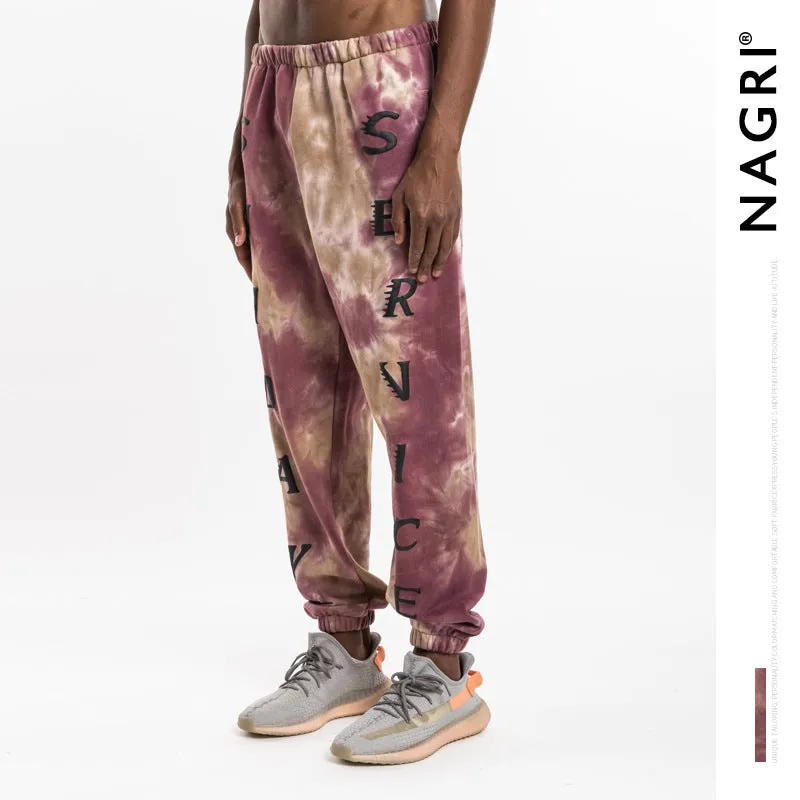 Cpfm Sweatpants Men's Letters Floral Print Casual Jumpsuit
