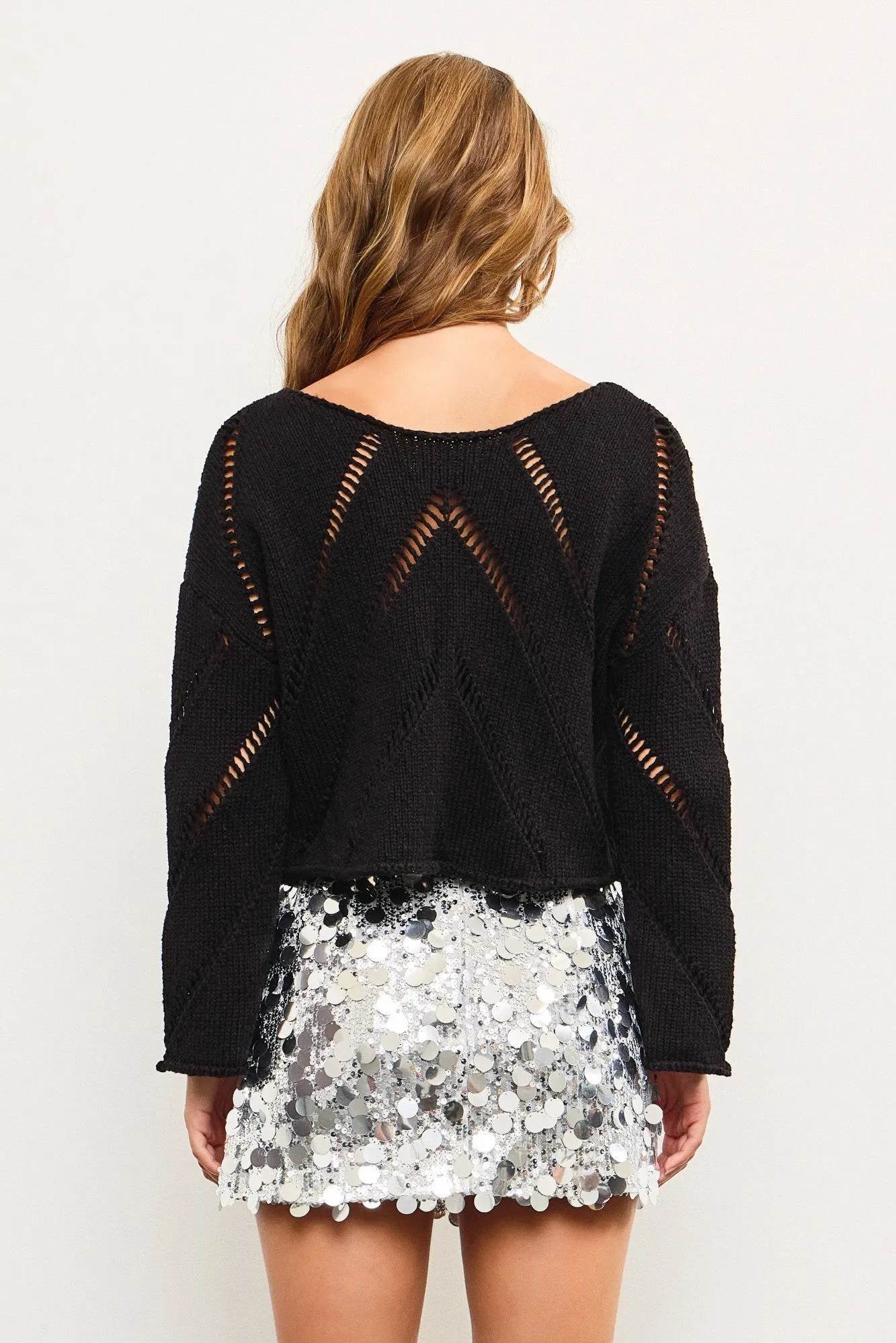 Dani Distressed Knit Top