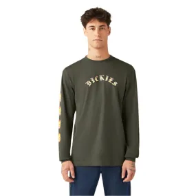 DICKIES X SPITFIRE Long Sleeve T-Shirt Olive Green