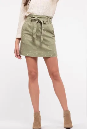 Dots About You Skirt In Green