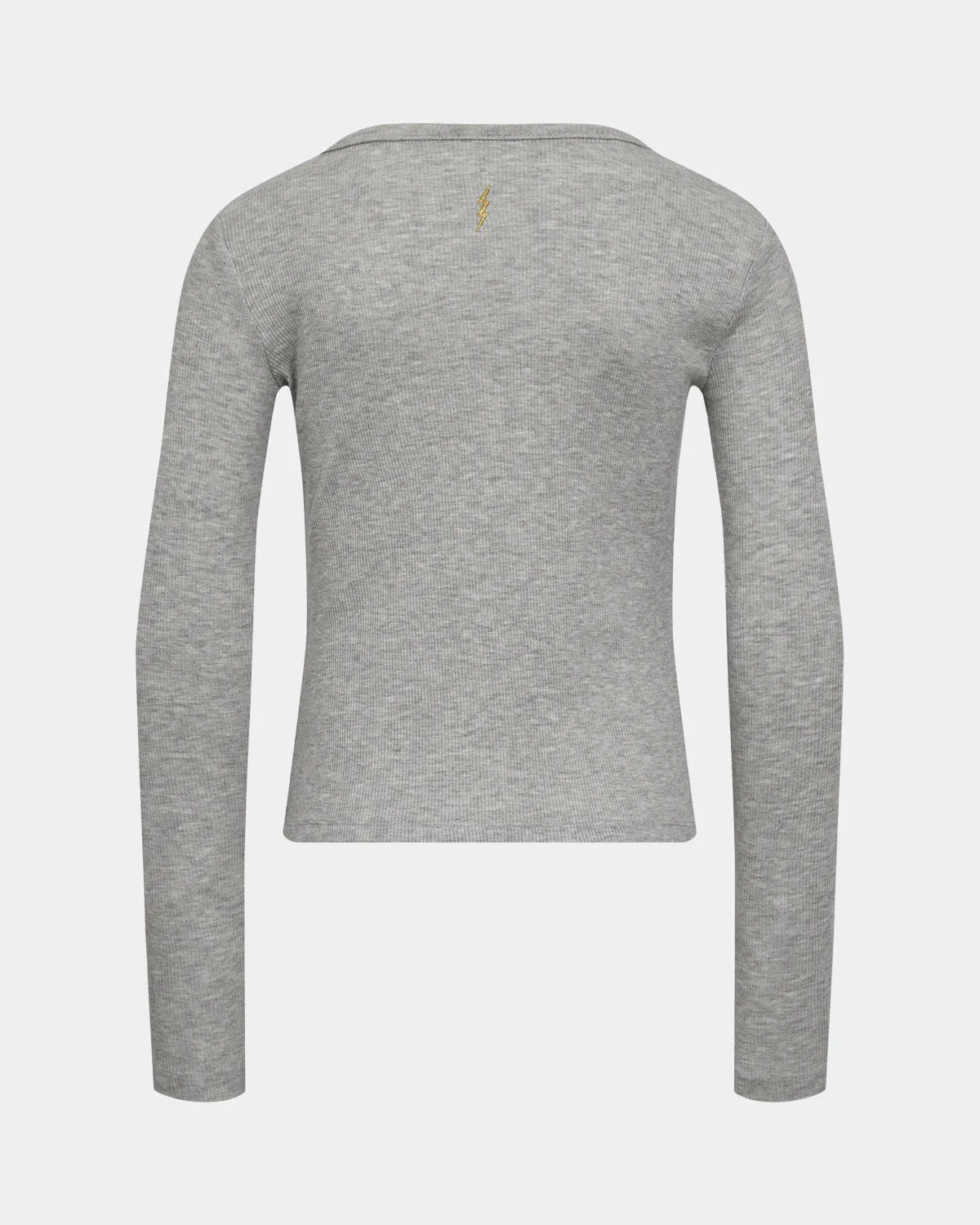 EVALYNNSY T-SHIRT LONG SLEEVE - Grey melange