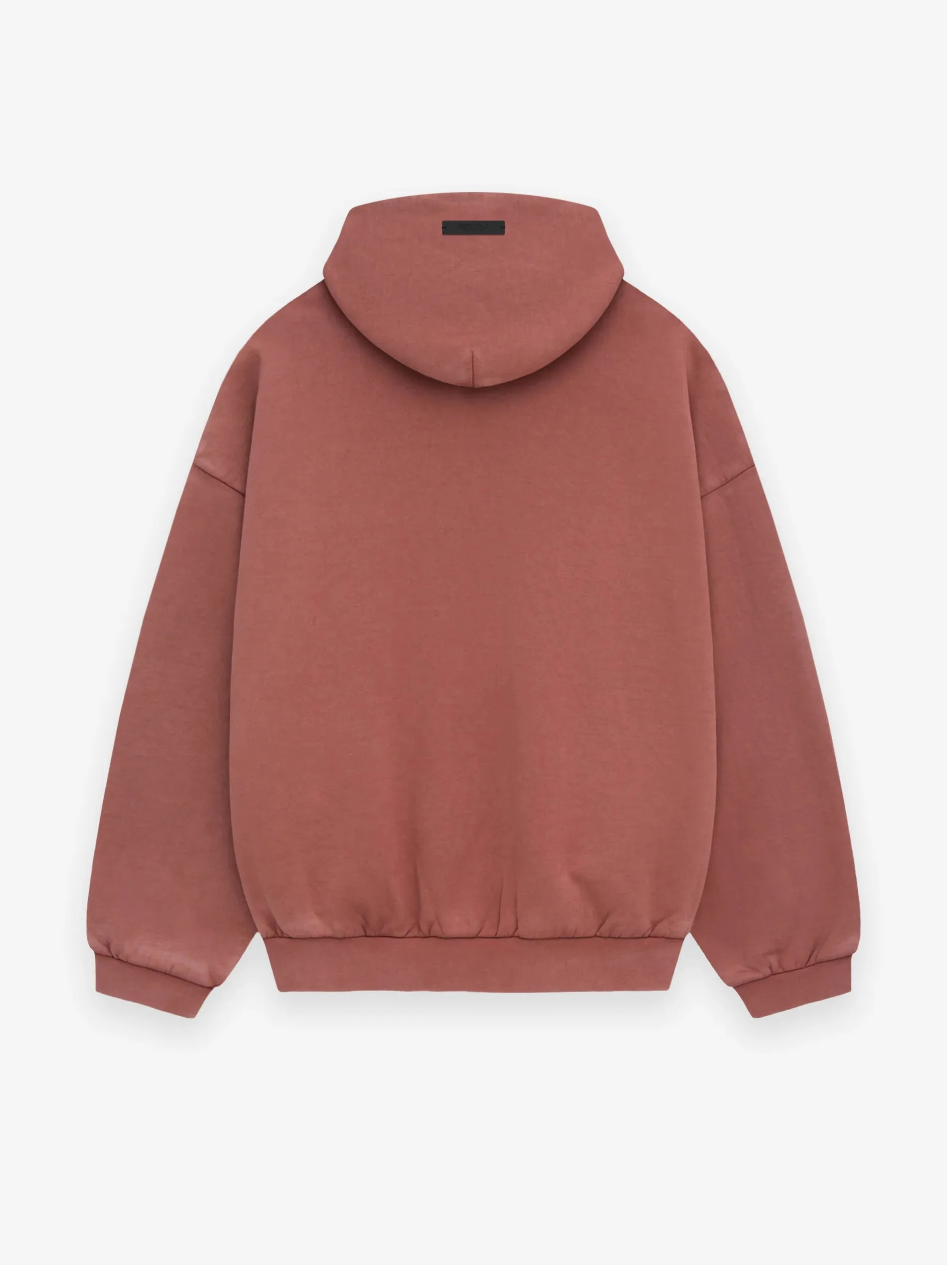 Fear of God Essentials Heavy Fleece Hoodie in Crimson