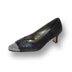 FLORAL Dolly Women's Wide Width Glittery Metallic Dress Pumps