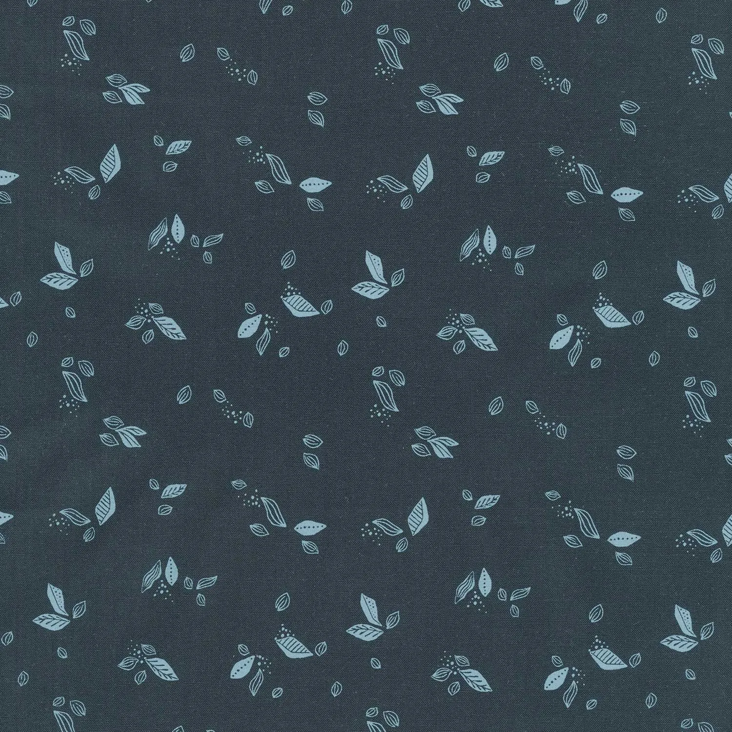 Folk and Lore - Leaf Twirl Peacoat Yardage