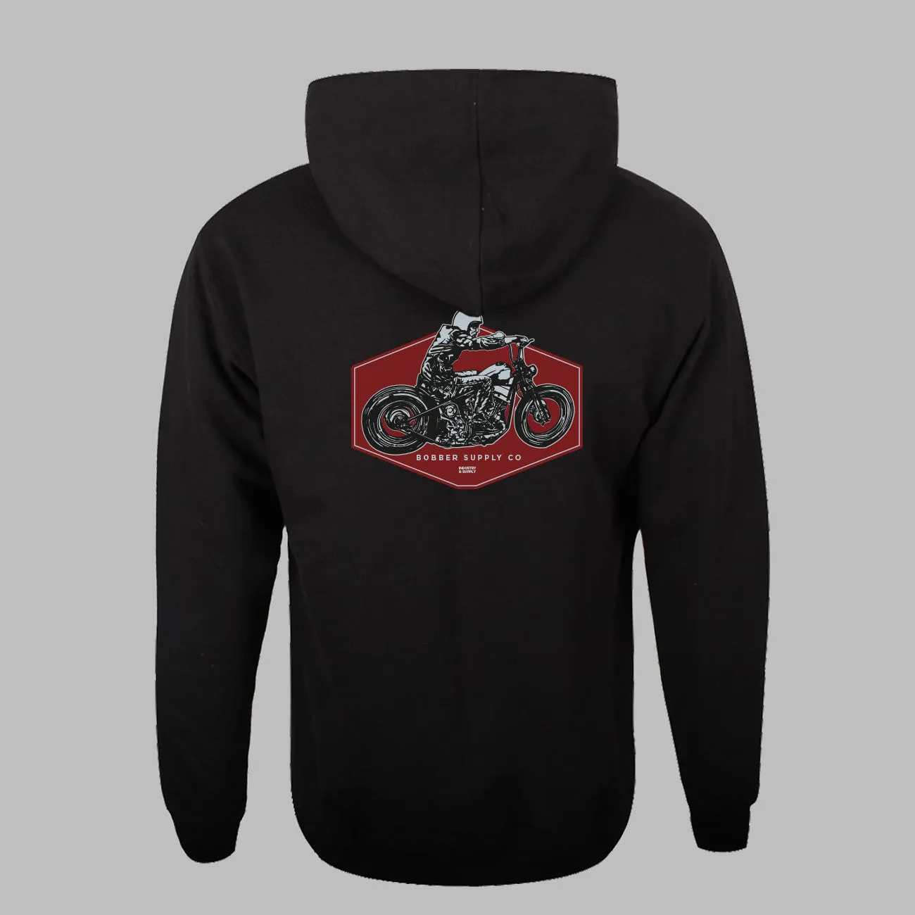 FRONT & BACK PRINT BOBBER SUPPLY HOODIE