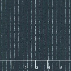 Indigo Gatherings - Dot Dash Peacoat Yardage