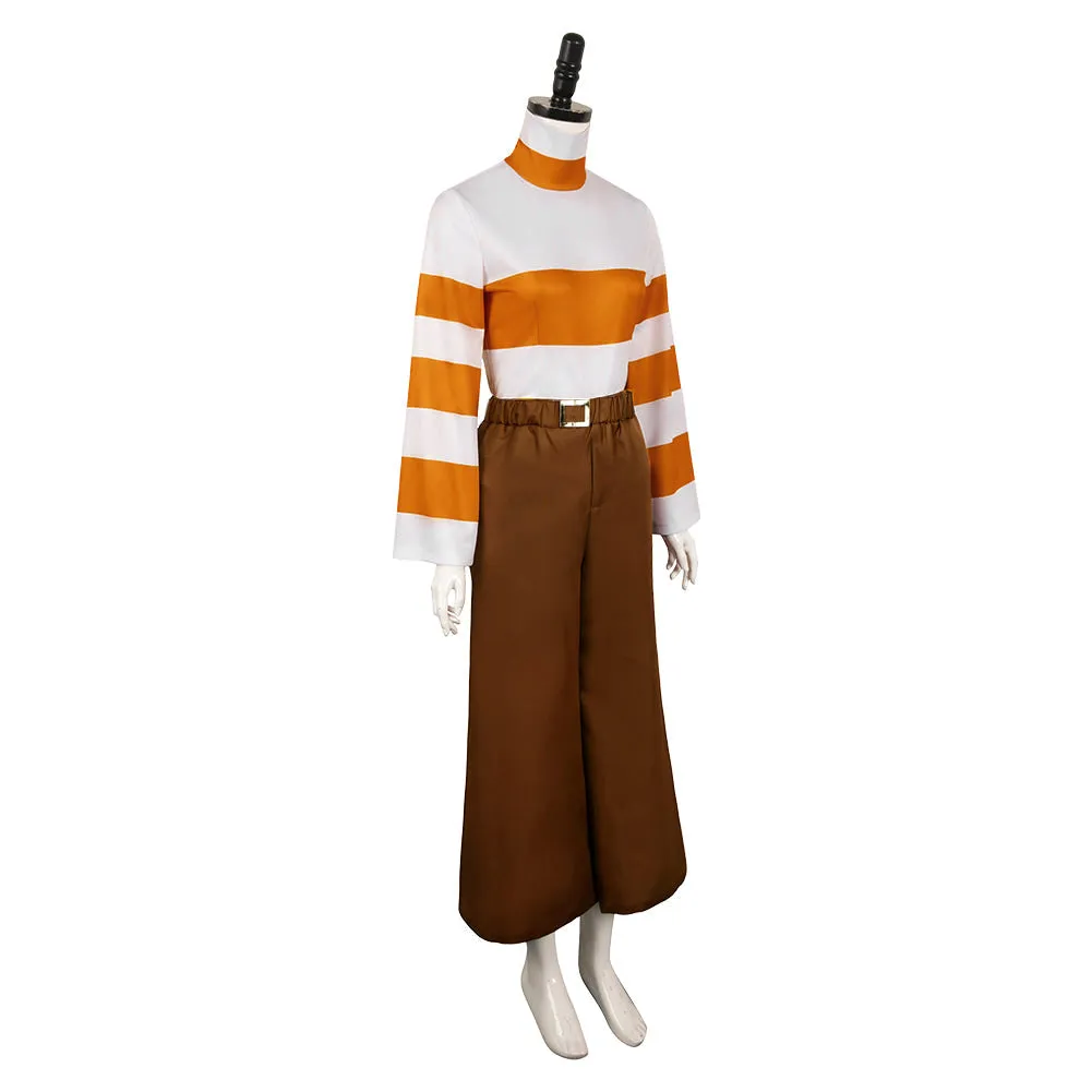 Inside Costume Out 3pcs Anxiety Cosplay Outfit Shirt Culottes and Helmet Full Set