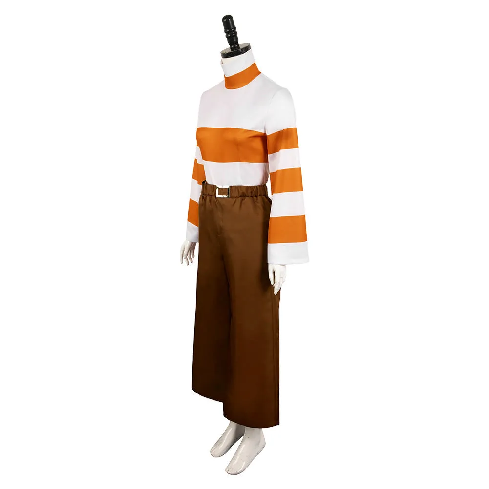 Inside Costume Out 3pcs Anxiety Cosplay Outfit Shirt Culottes and Helmet Full Set