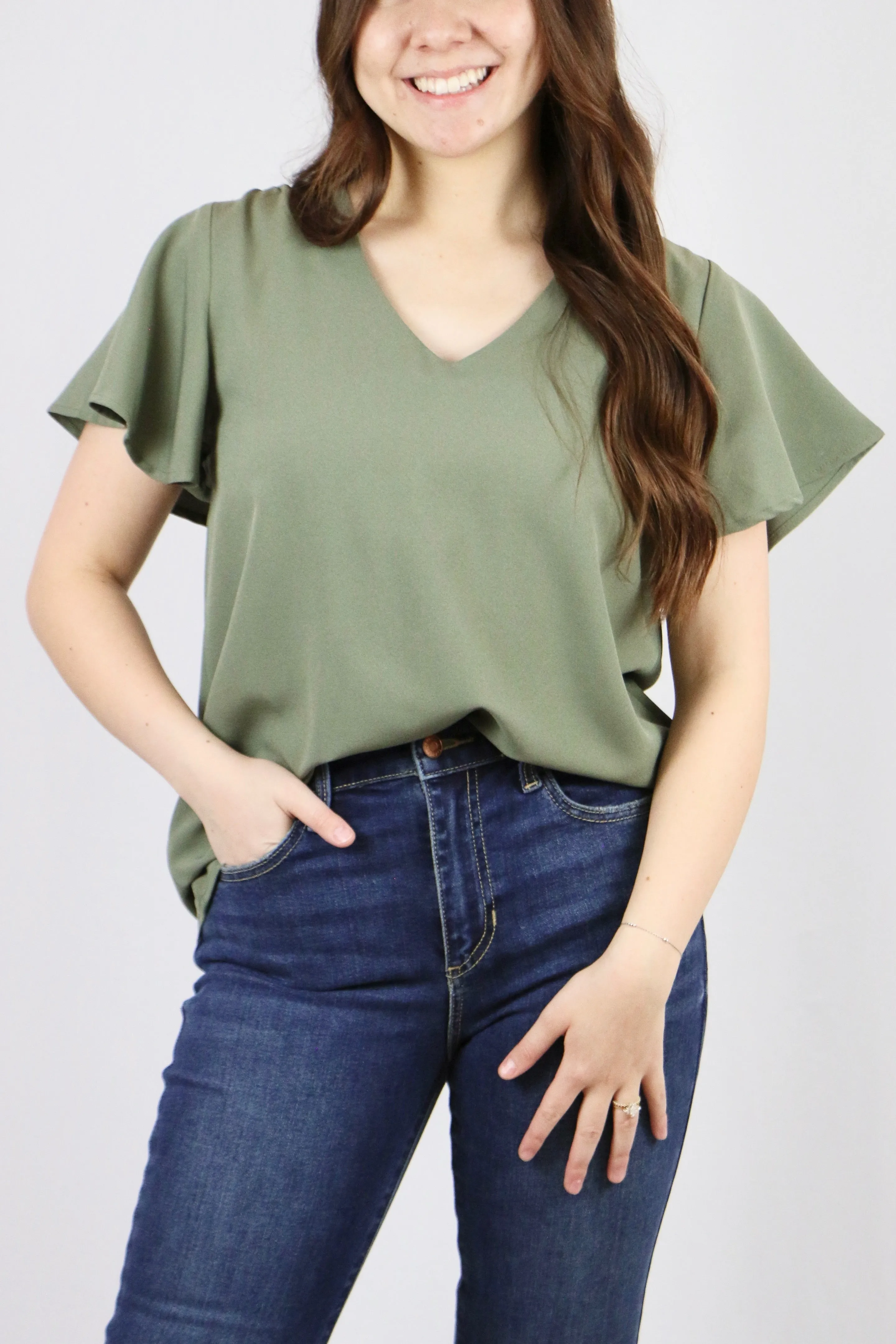 Joni Top - Olive