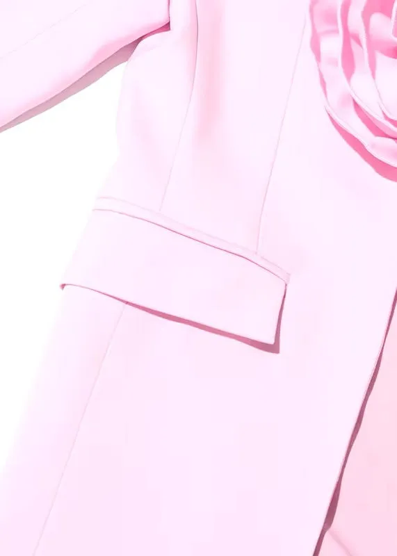 Kayla 3D Flower Decor Blazer