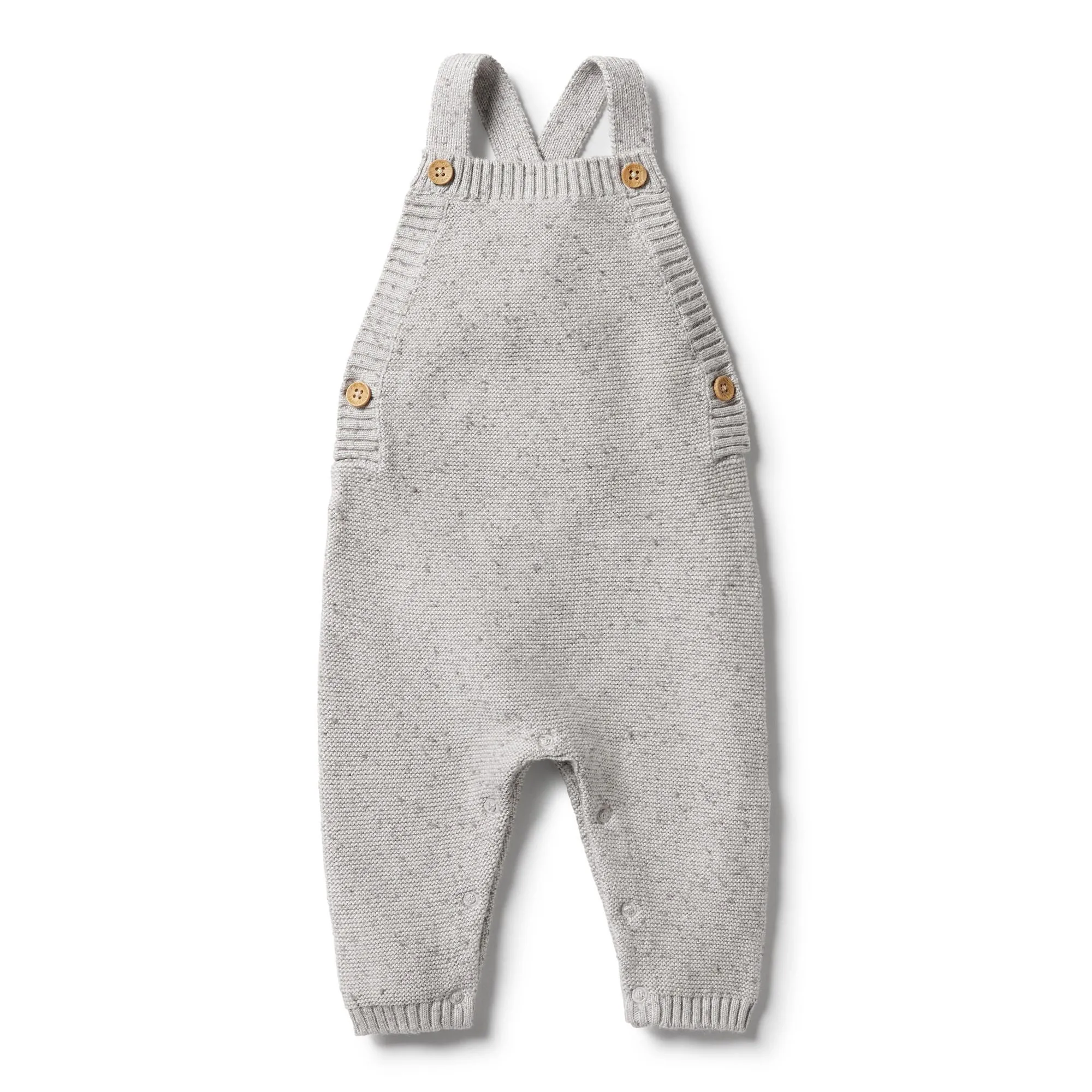 Knitted Overall - Glacier Grey Fleck