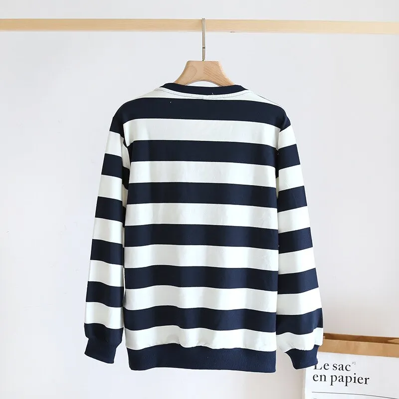 Loose Long Sleeve Shirt Pajamas