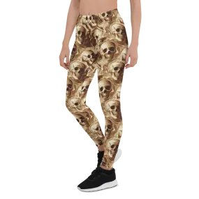 Melting Skull Leggings