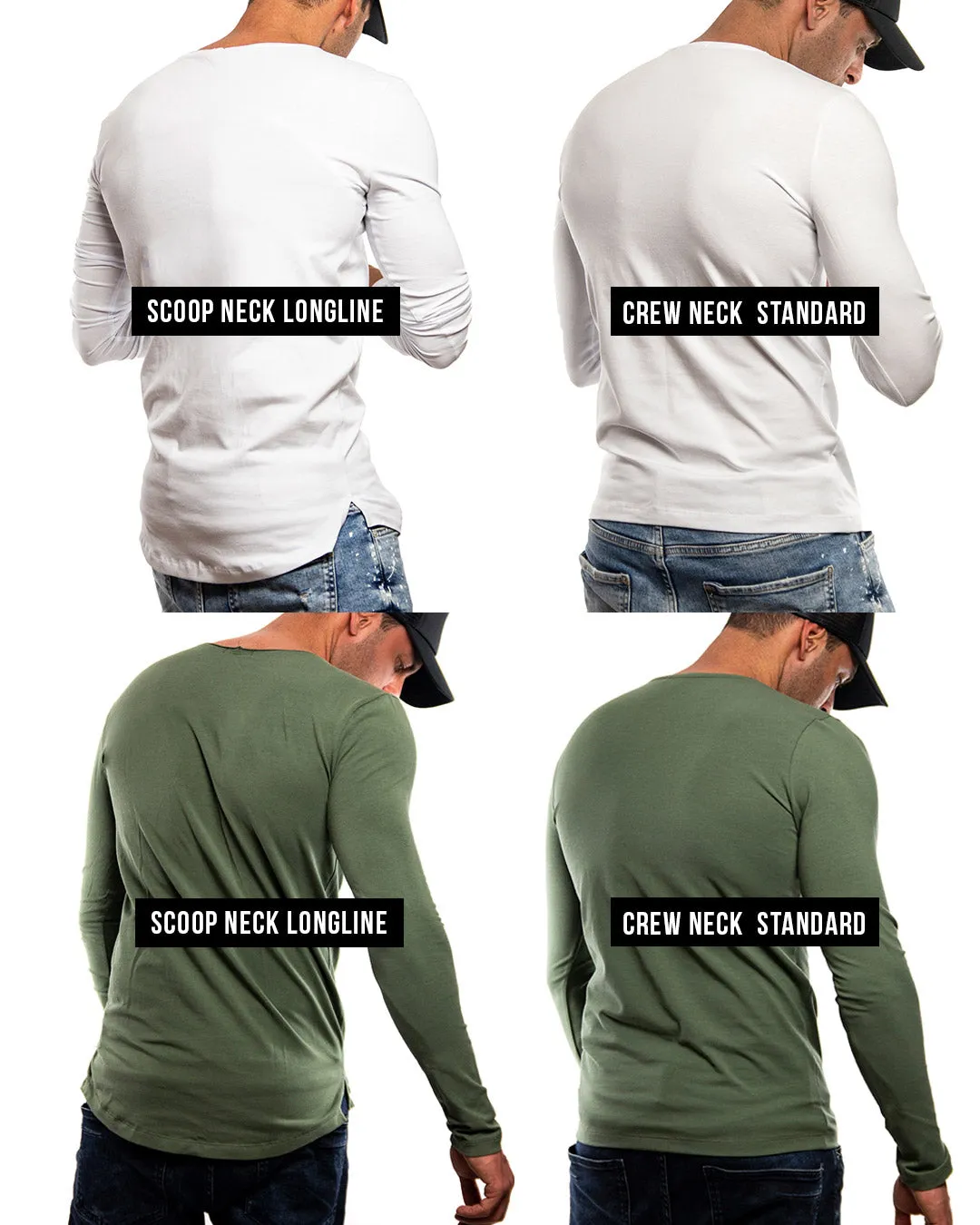 Mens Long Sleeve T-shirt "Regret Nothing" MD982