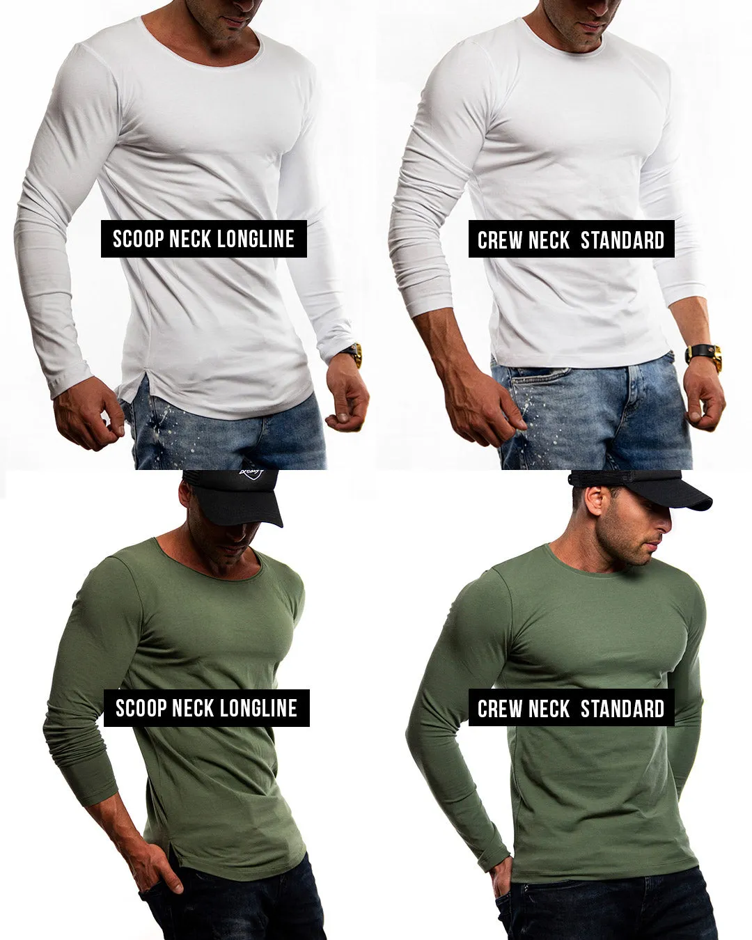 Mens Long Sleeve T-shirt "Superior" MD952