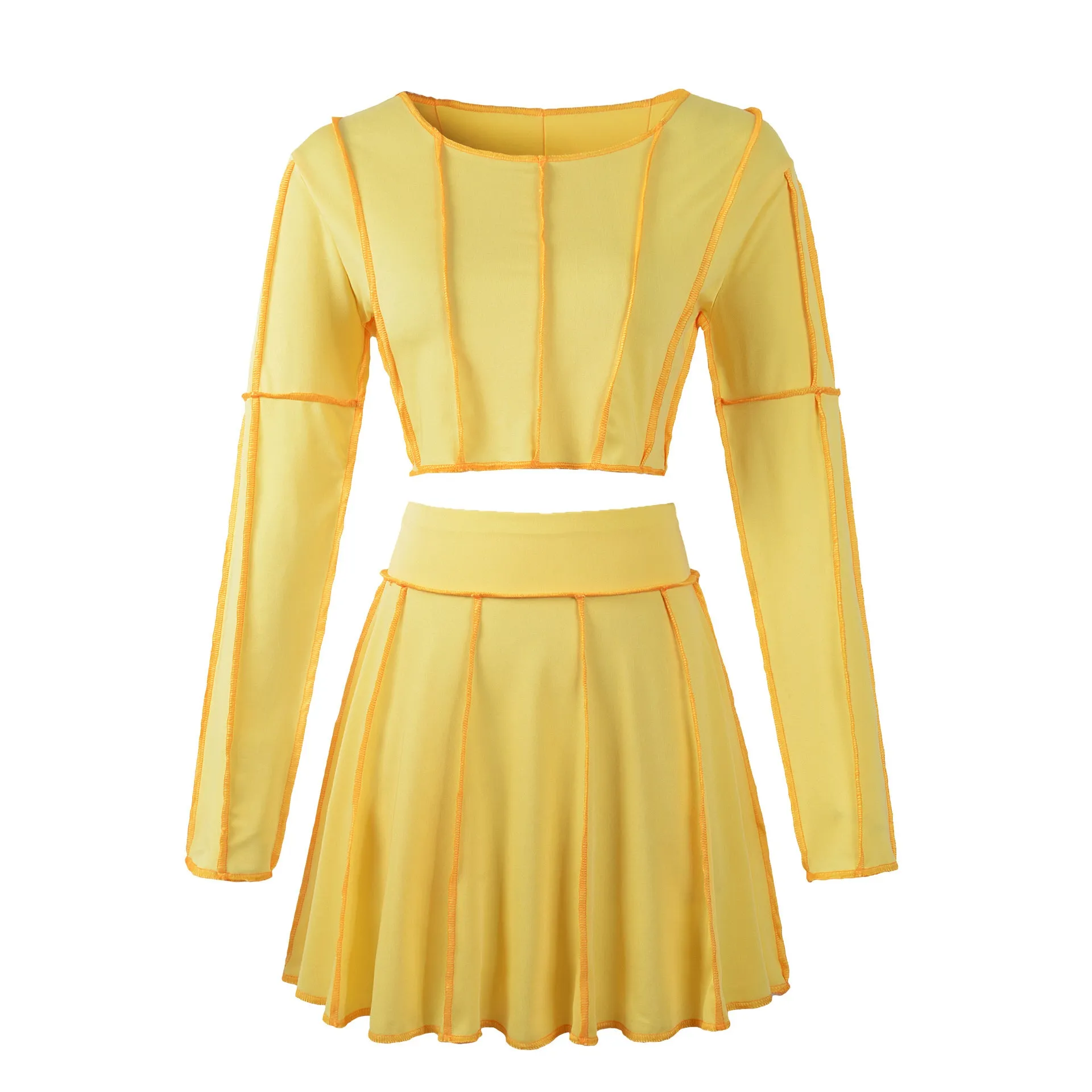 Mini pleated skirt and top set - girl season boutique