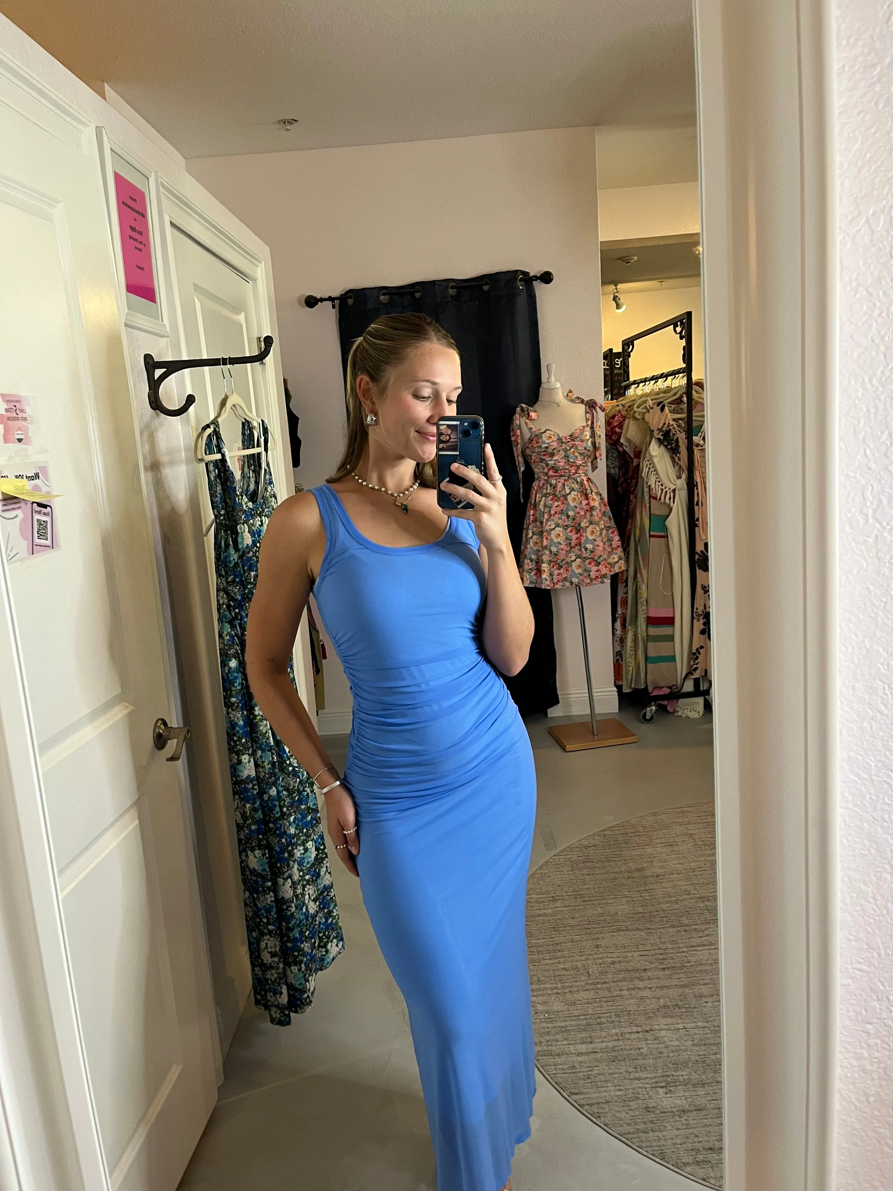 Periwinkle Dreams Mesh Dress