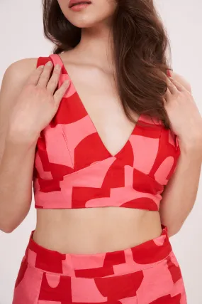 Ravishing Red Crop Top
