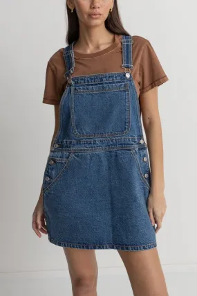 Rhythm "Seaside" Overall Dress - Denim Blue