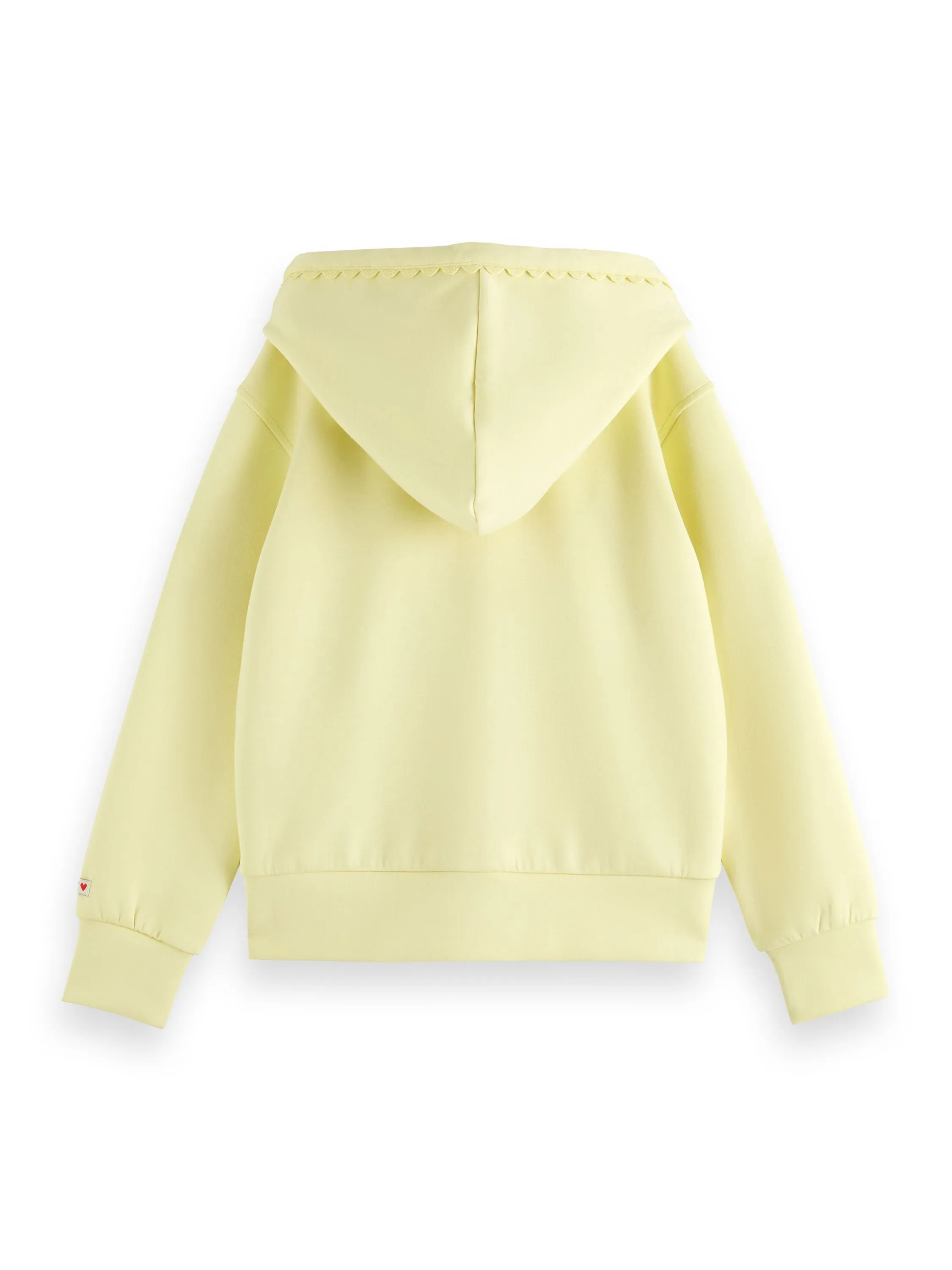 Scotch & Soda Yellow Relaxed Hoodie with zipper _ 175840-6925