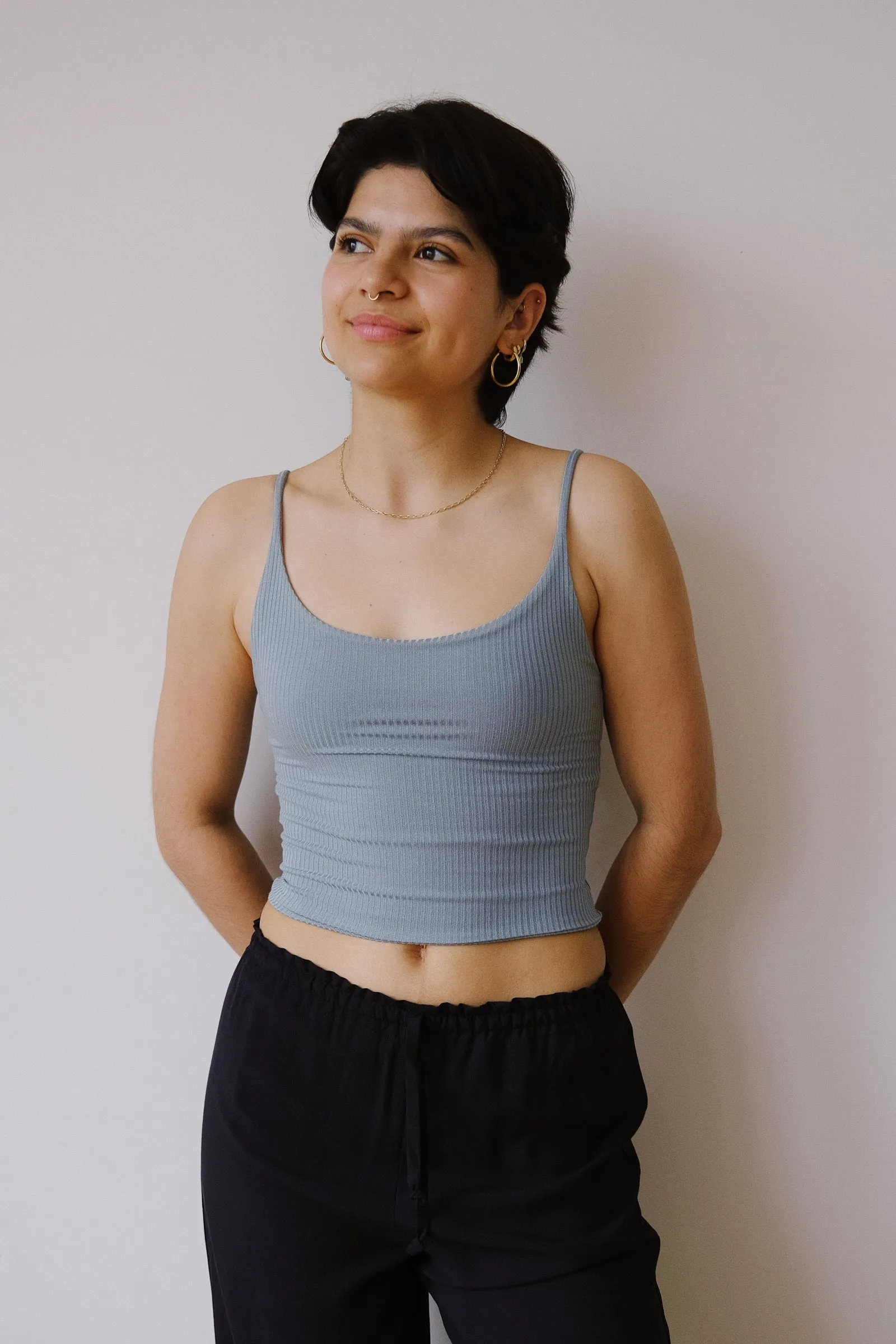 strap top - ada - sky