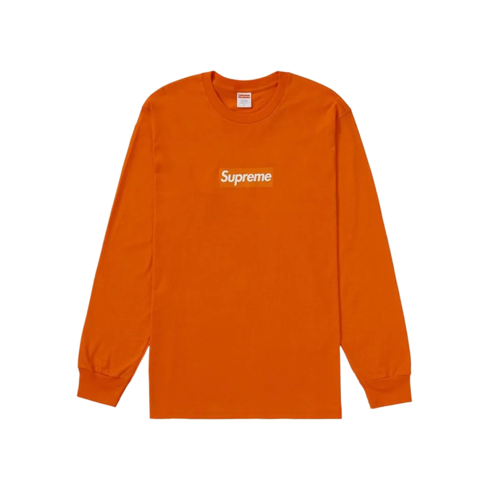 Supreme Box Logo L/S Tee Orange