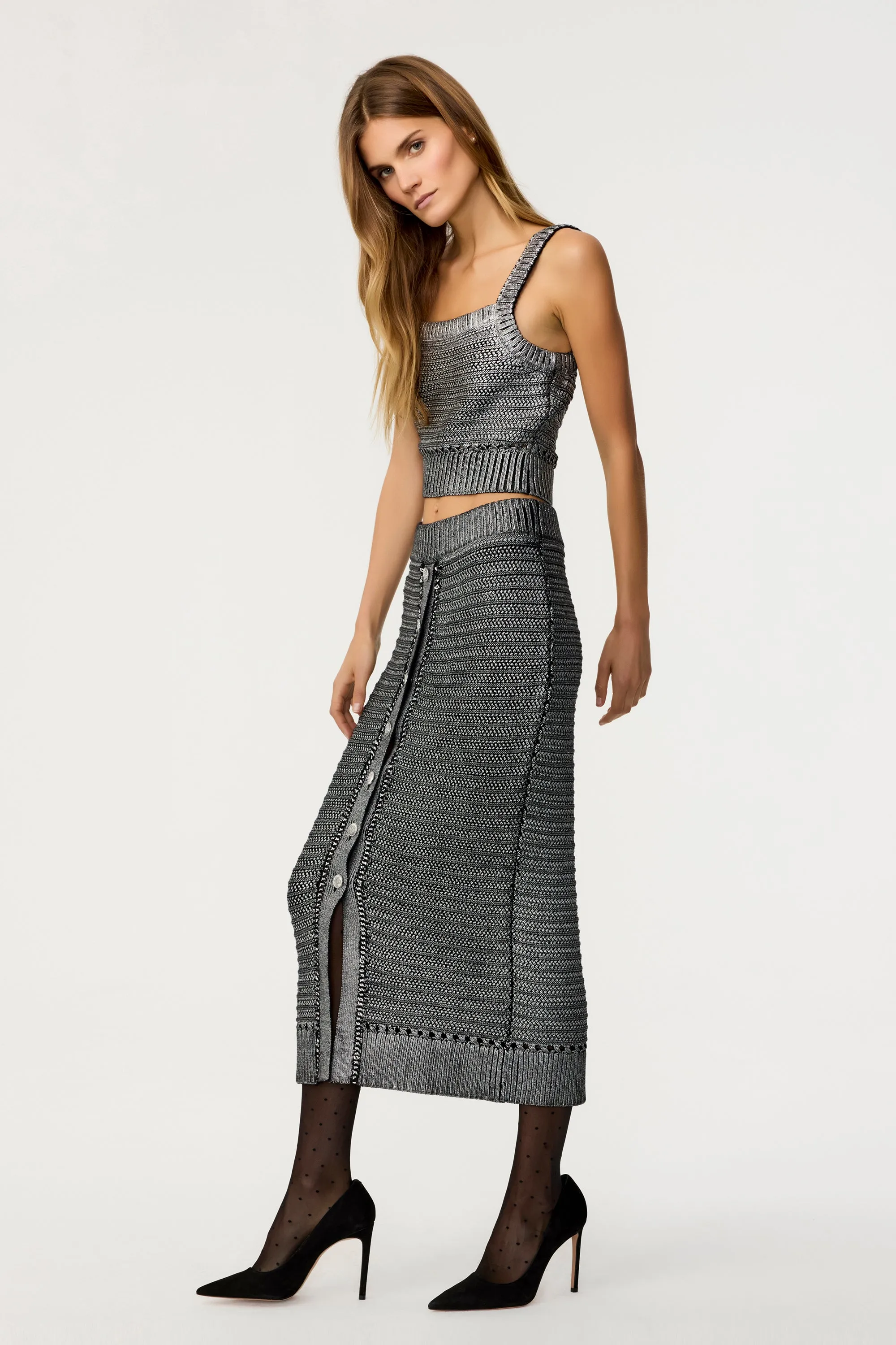 Tani Luxe Knit Pencil Skirt