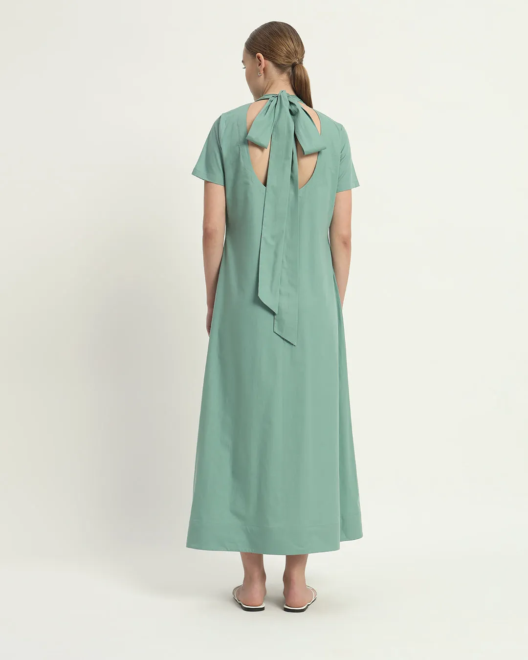 The Hermon Mint Cotton Dress