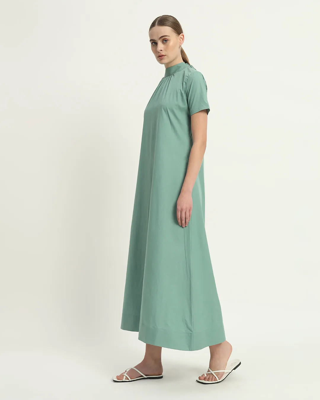 The Hermon Mint Cotton Dress