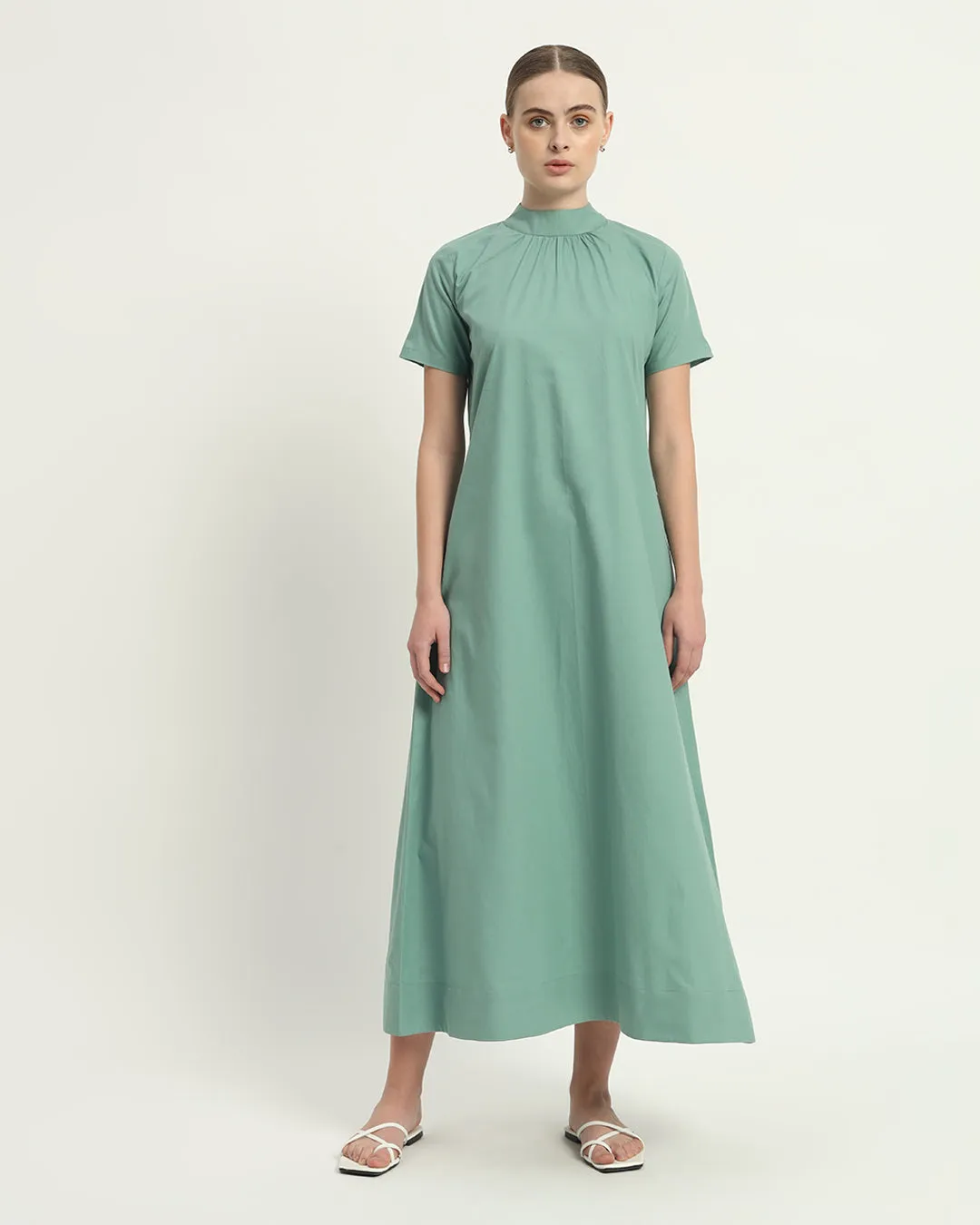 The Hermon Mint Cotton Dress