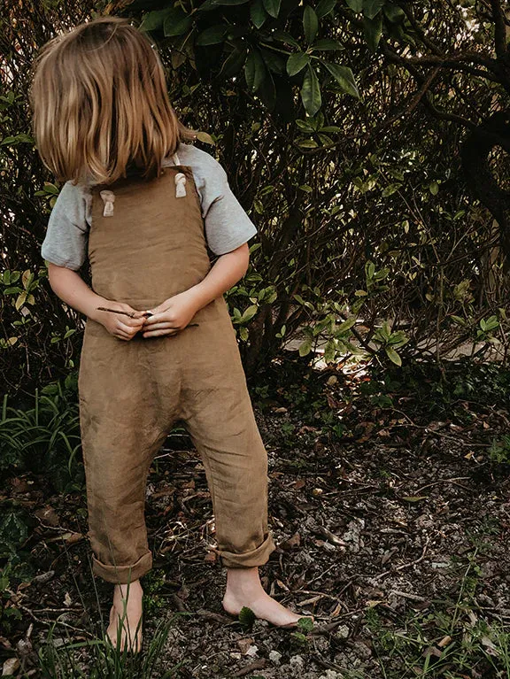 The Linen Overall - Camel