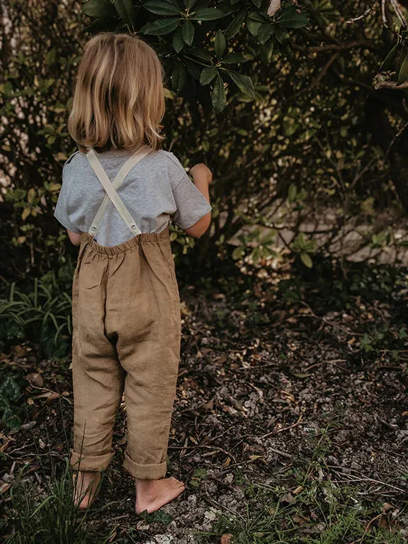 The Linen Overall - Camel