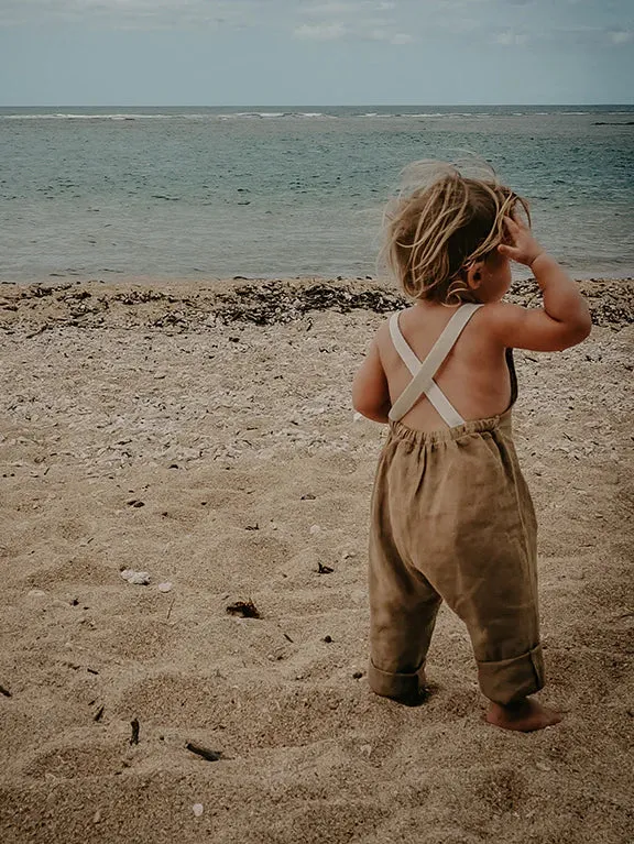 The Linen Overall - Camel