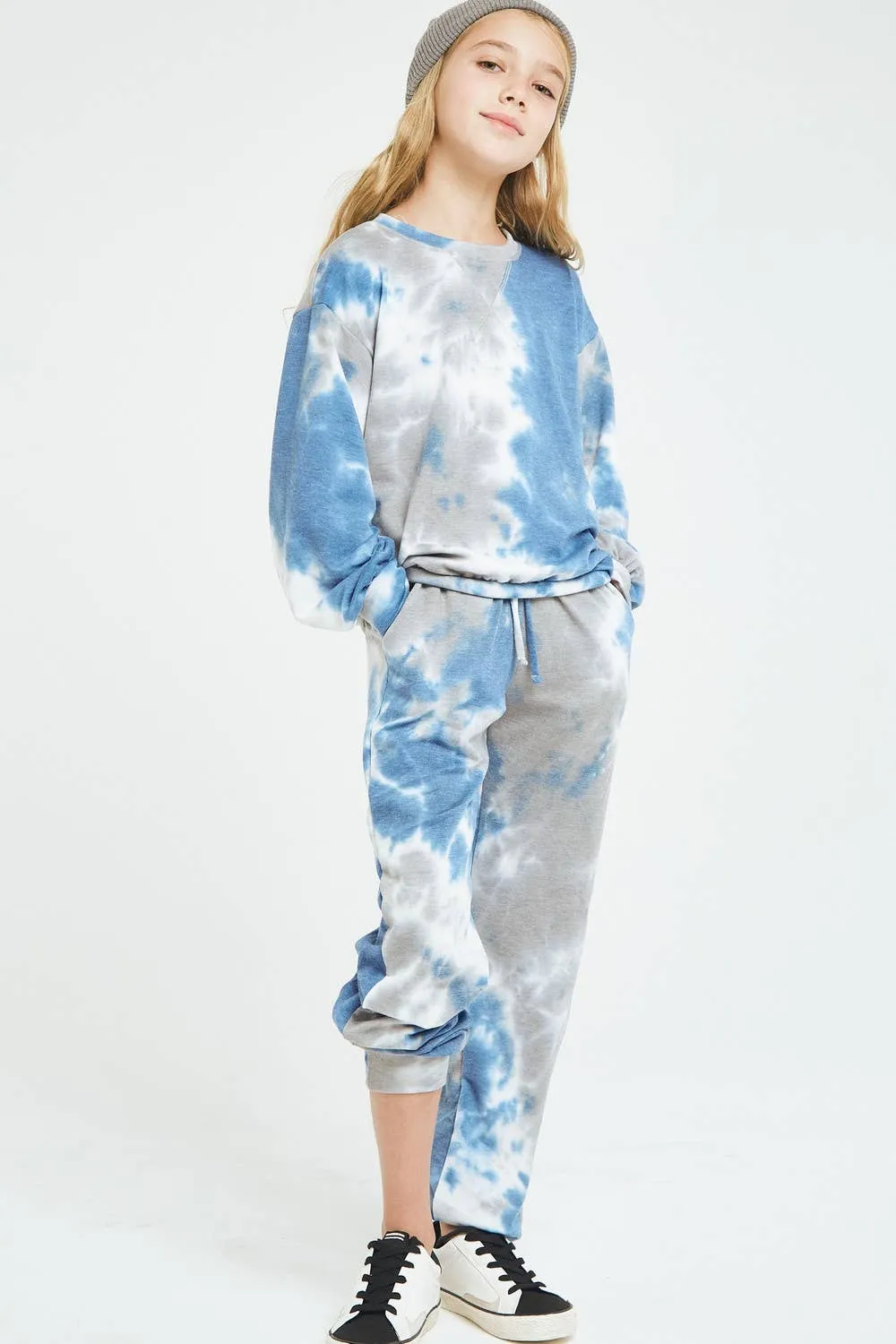 Tie Dye Jogger Pants: PINK