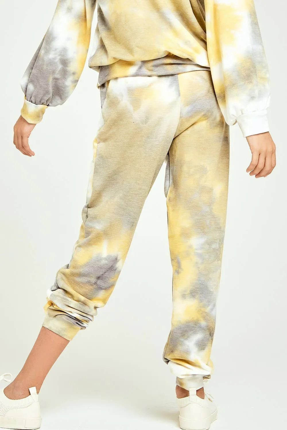 Tie Dye Jogger Pants: PINK