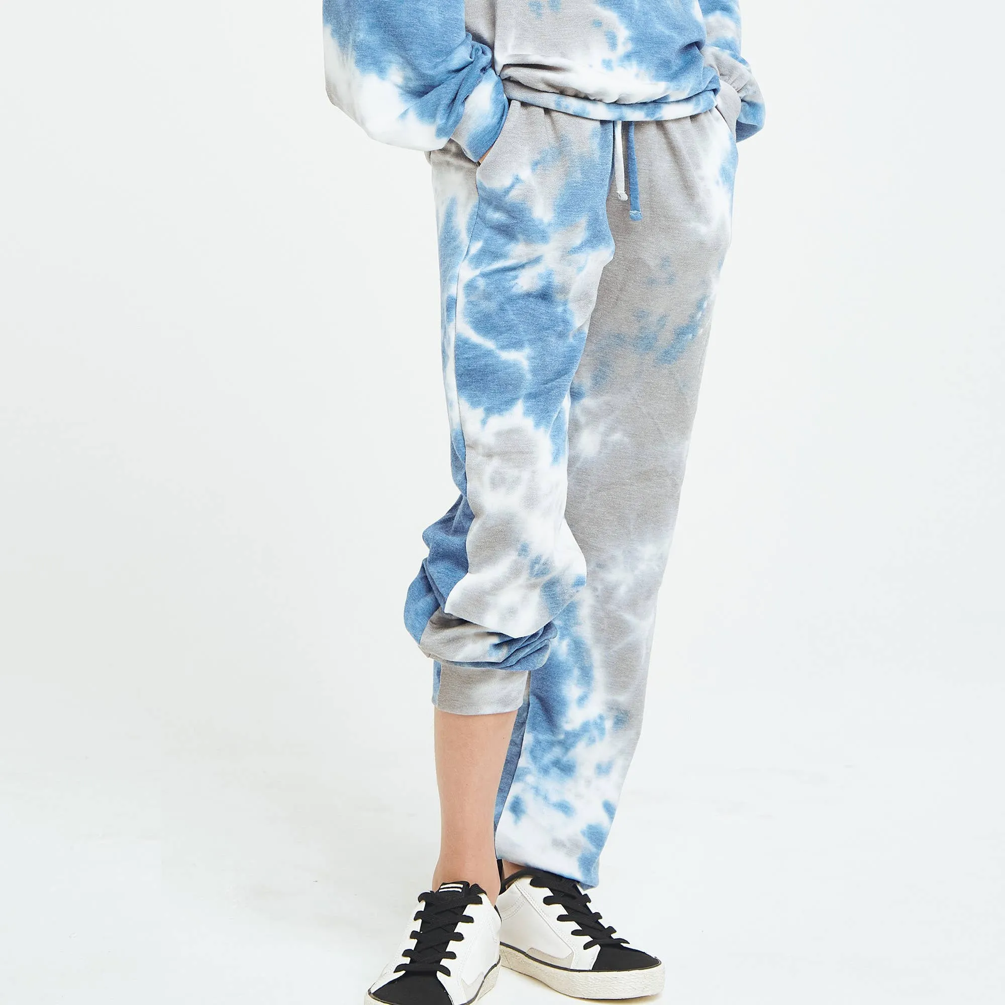 Tie Dye Jogger Pants: PINK