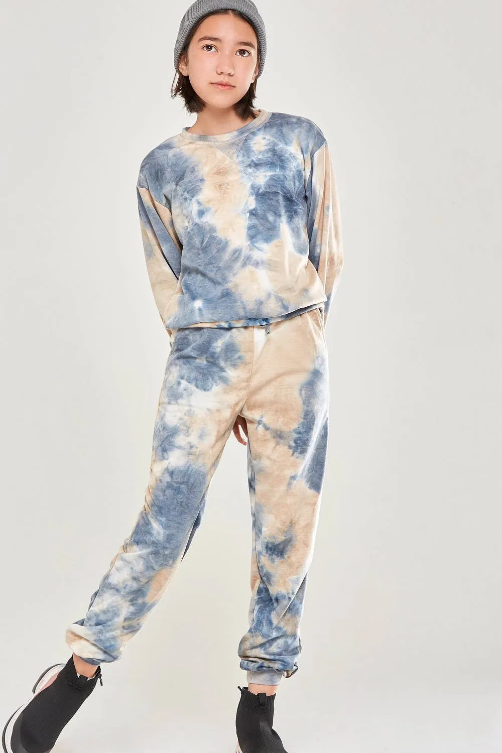 Tie Dye Jogger Pants: PINK