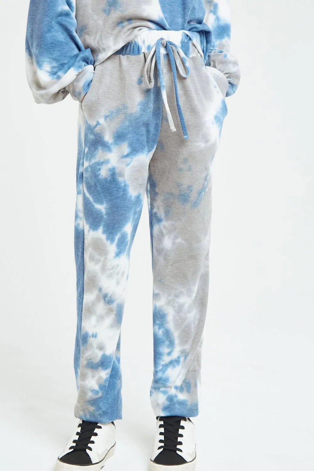 Tie Dye Jogger Pants: PINK