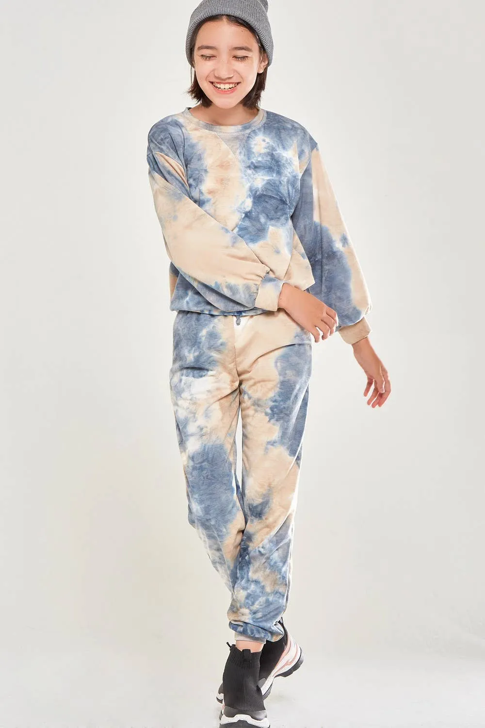 Tie Dye Jogger Pants: PINK